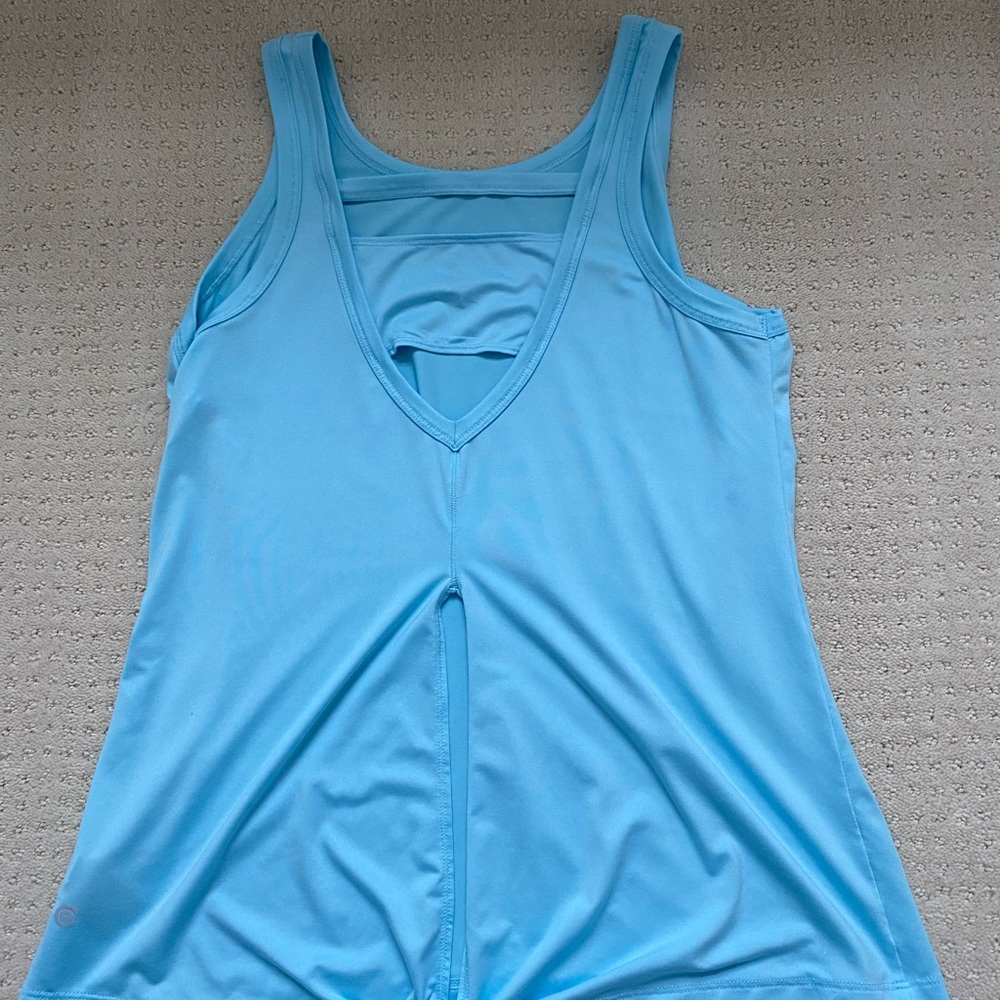 Blue tank